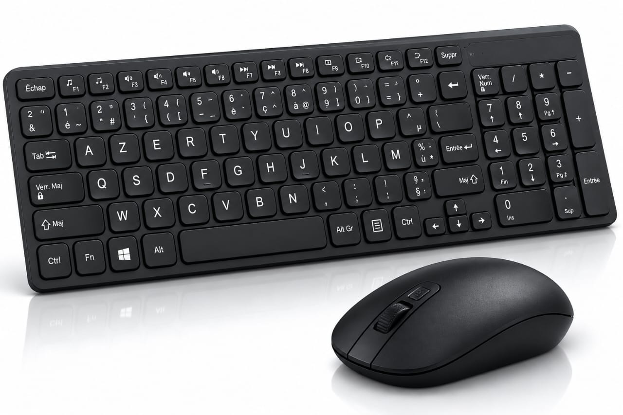 Ensemble clavier et souris sans fil